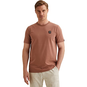 Short sleeve r-neck cotton elastan Burlwood