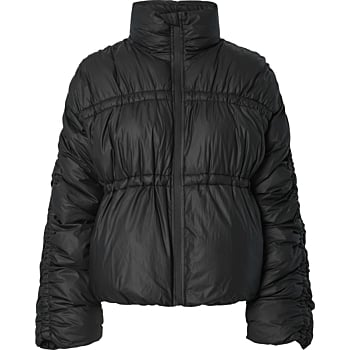 YASFLICK LS SHORT PADDED JACKET S. Black
