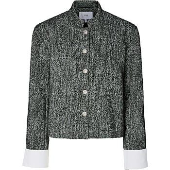 YASTORIVA LS JACKET Black/Grey melange