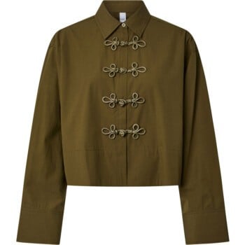YASLEEMA FROG LS SHIRT S. NOOS Dark Olive