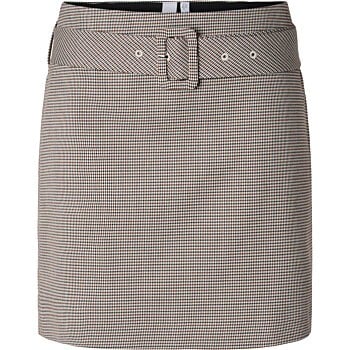 YASCHEKKA MW SKIRT Black/W checks