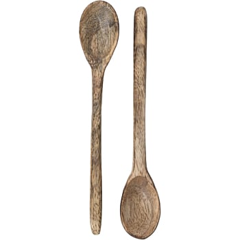 Set lepels van mangohout BROWN