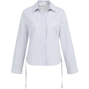 Blouse met koordjes IRON GREY DESSIN