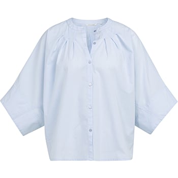 Blouse met plooidetails LIGHT BLUE