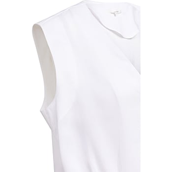 Mouwloze blouse PURE WHITE