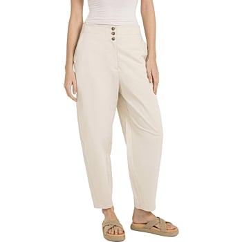 Barrel broek met knopen WARM DUST SAND