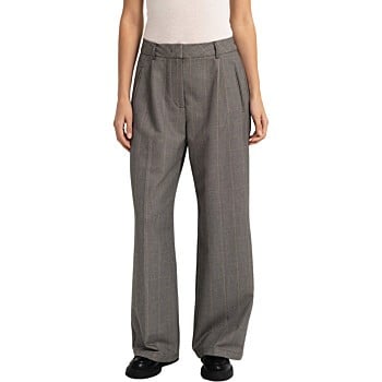 Pantalon met ruitdessin HOLE BLACK DESSIN