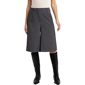 Lange bermudashort ANTHRACITE MELANGE