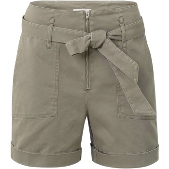Woven cargo short with bow ARMY GREEN