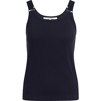 Singlet met ringdetails NAVY BLAZER BLUE