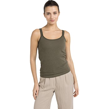 Singlet met mesh afwerking ARMY GREEN