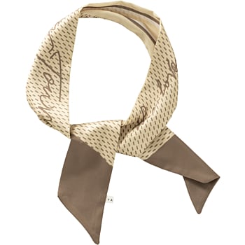 Smalle sjaal London Town TAN BROWN DESSIN