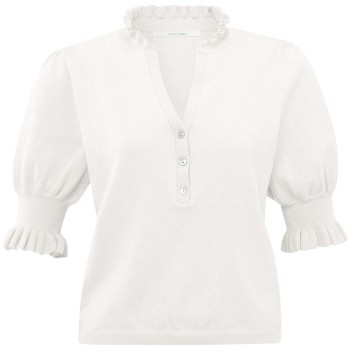 Sweater with puff sleeves OFF WHITE