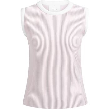 Mouwloze ribtrui GRAY LILAC