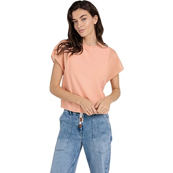 Top met transparante mouwen PEACH PALAZZO ORANGE