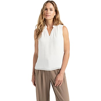 Top met plooikraag OFF WHITE