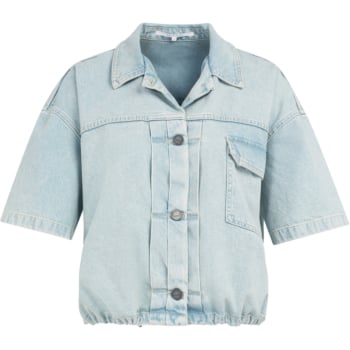 Oversized denim worker jack LIGHT DENIM
