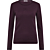 GrannyCC embroideryt ls tee plum
