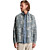 Long sleeve shirt Jacquard 2 tone Blue Mirage