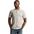 Short sleeve polo slim fit popcorn Naturel Melee
