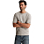 Short sleeve r-neck regular fit co Mirage Gray