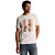 Short sleeve r-neck regular fit pe White Down