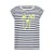 FQFenjal tee brilliant white & navy blue