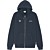 Deux zipper hoodie india ink blue
