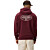 Worldwide Hoodie Chocolate Truffle Red