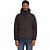 Jacket Hooded Short Fit Padded Dark Brown