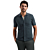 Pullover Short Sleeve Full Button P Dark Steel