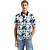 Polo Short Sleeve Printed Blue