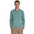 Pullover Polo V Melange Dusty Blue