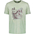 T-Shirt Crewneck Melange Chest Prin Mint