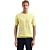 Pullover Short Sleeve Crew Neck Slu Yellow