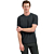T-Shirt Crewneck Solid Relief Jacqu Dark Steel