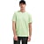 T-Shirt Crewneck Pin Stripe Garment Green