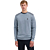 Pullover Crewneck Plated Structure Dusty Blue