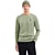 Pullover Crewneck Plated Structure Light Moss