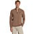 Pullover Half Zip Melange Light Brown