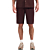 Short Chino With Linen, Garment Dye Dark Brown