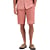 Short Chino With Linen, Garment Dye Coral