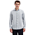 Shirt Two Tone With Linen Indigo Blue