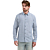 Shirt Vertical Big Stripe With Line Indigo Blue