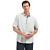 Shirt Short Sleeve With Linen Dusty Green
