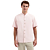Shirt Short Sleeve Granddad With Li Soft Pink