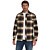 Overshirt Full Button Check Stone