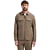 Overshirt Full Zipper Stretch Sedoc Khaki