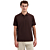 Polo Short Sleeve Structure Dark Brown