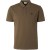 Polo pique garment dyed responsible army